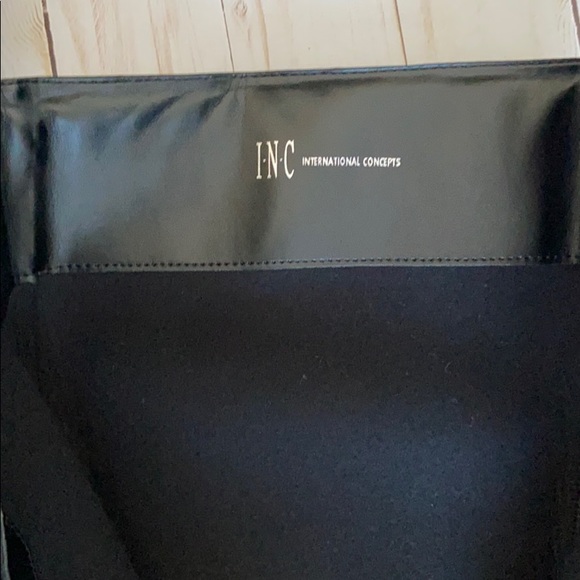 INC Black Wide Calf Leather Riding Boot - Picture 10 of 15